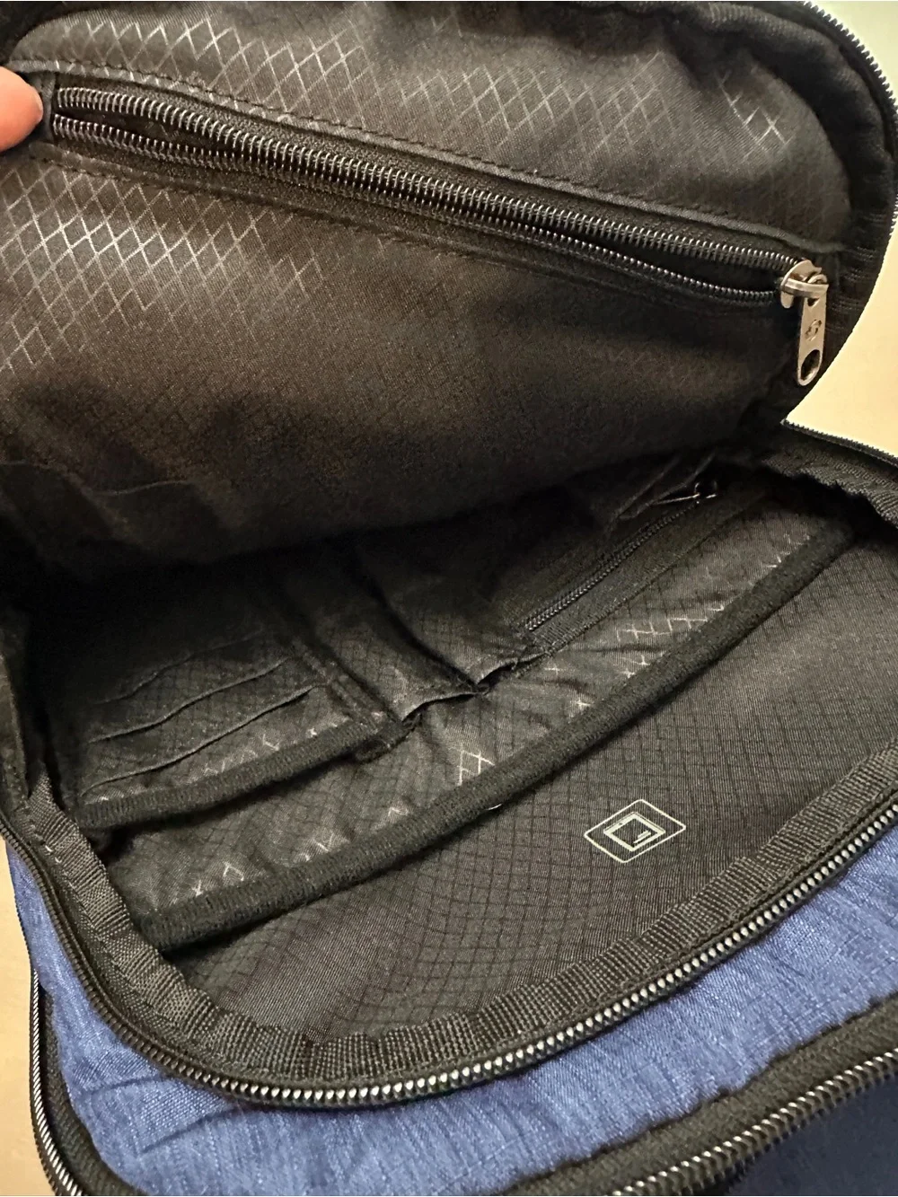 Samsonite Modern Utility Small Laptop Backpack Blue Heather Travel College Bag⁠